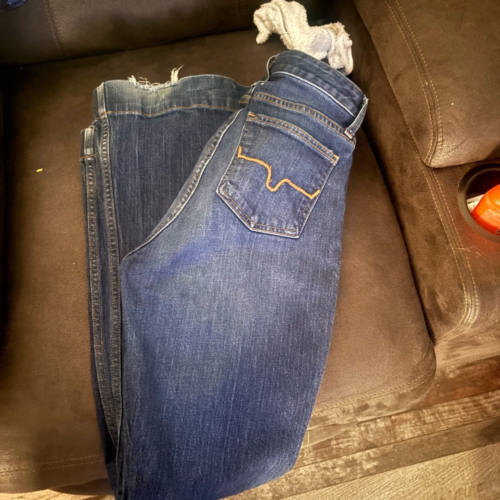 Kimes Ranch Dark Blue High Rise Women's Jeans